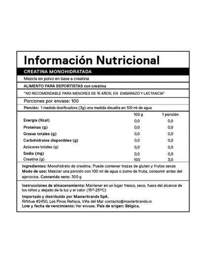 QNT Creatine Monohydrate 300g