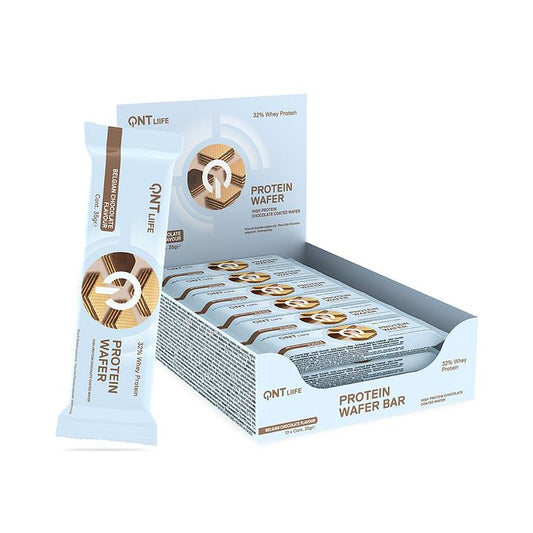 QNT Display 12 barritas WAFER sabor Chocolate Belga