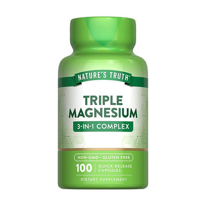 Nature's Truth Complejo Triple Magnesio 100 cápsulas
