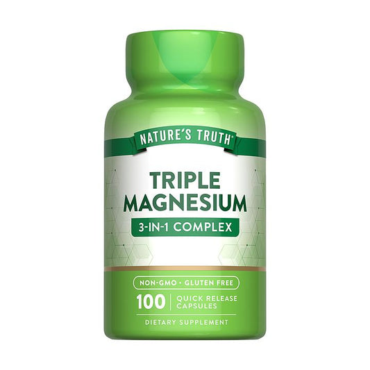 Nature's Truth Complejo Triple Magnesio 100 cápsulas