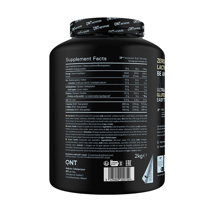 QNT Proteína Metapure Isolada Zero Carb 2 KG