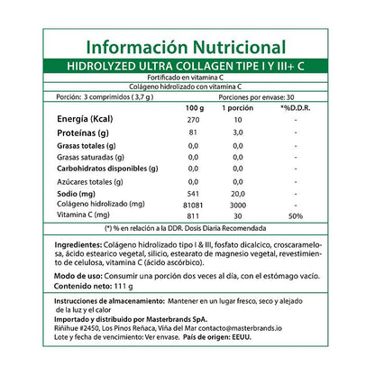 Nature's Truth Colágeno Hidrolizado 3000 mg