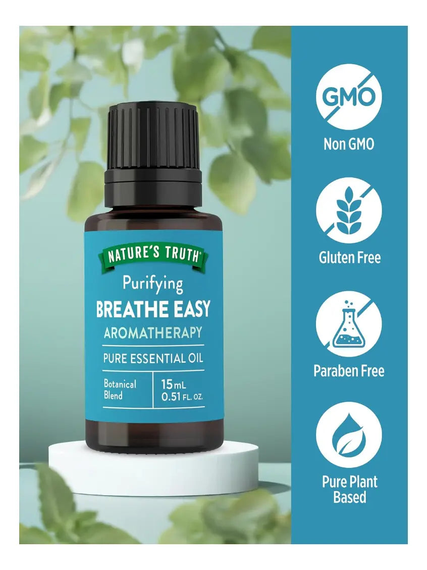 Nature's Truth Pure Breathe Easy Aceite Esencial 15ml
