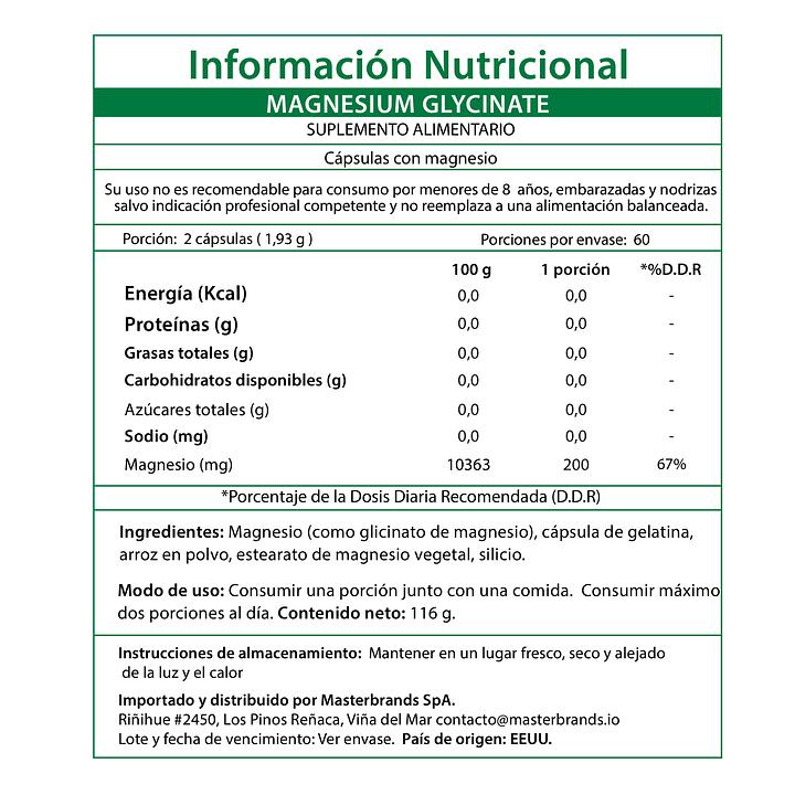 Nature's Truth Magnesio Glicinato 665mg