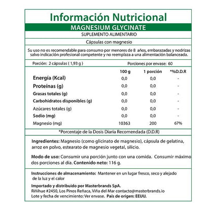 Nature's Truth Magnesio Glicinato 665mg