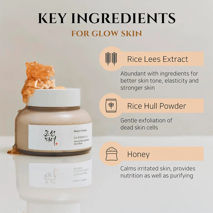 BEAUTY OF JOSEON Ground Rice and Honey Glow Mask 150 ml