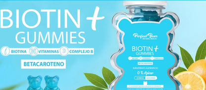Perfect Bear Gummies Biotin+ Betacaroteno