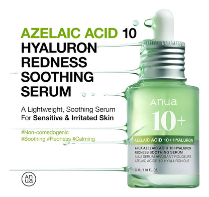 Anua Azelaic Acid 10 Hyaluron Redness Soothing Serum 30ml