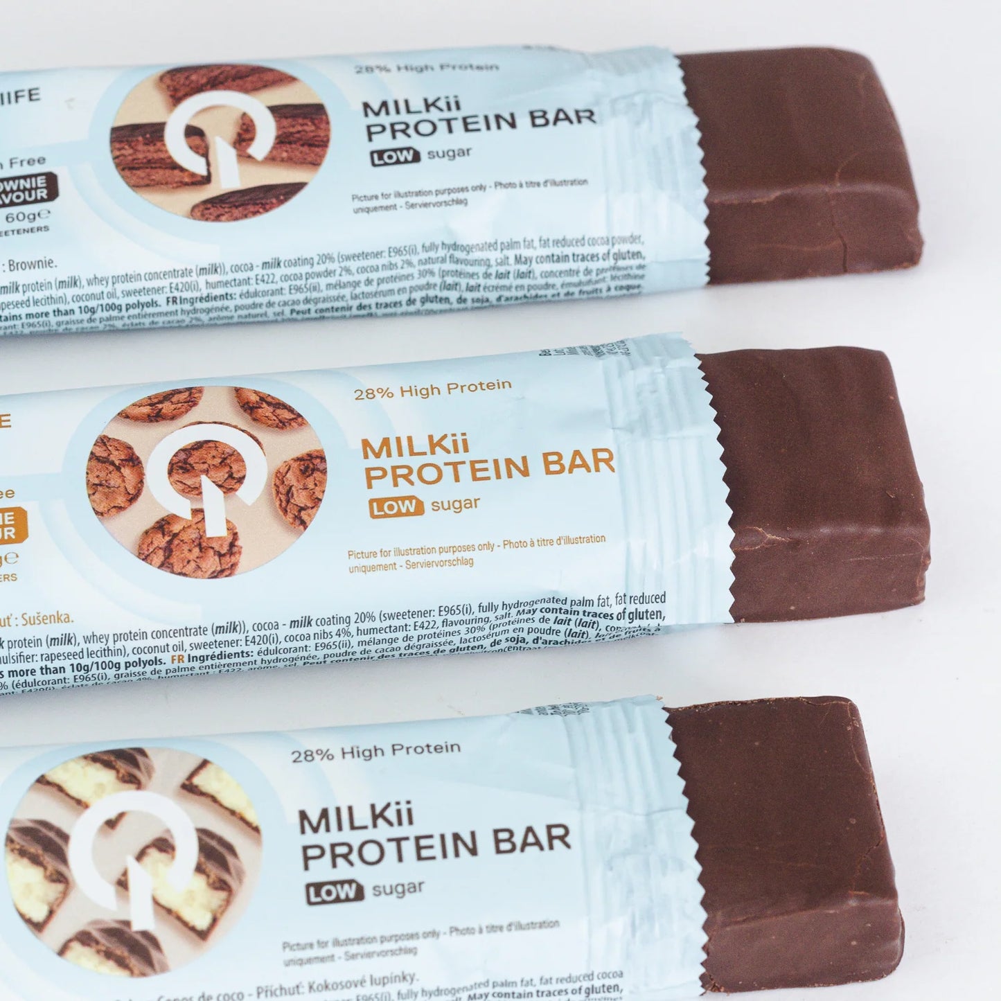 QNT Caja de 12 Barras de Proteína Milkii Protein Bar 12x60 grs