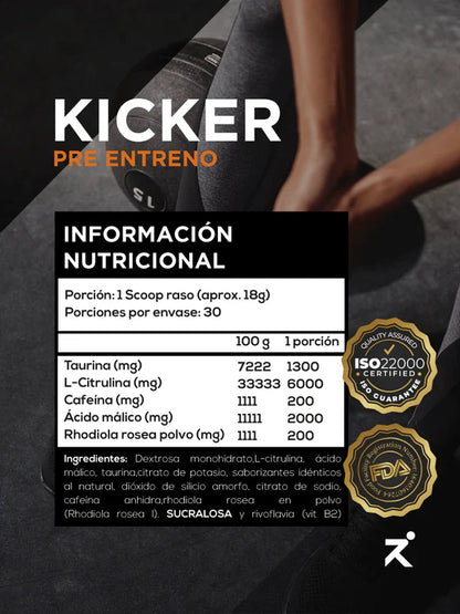 Strive Pre Entreno -Frambuesa uva 540g