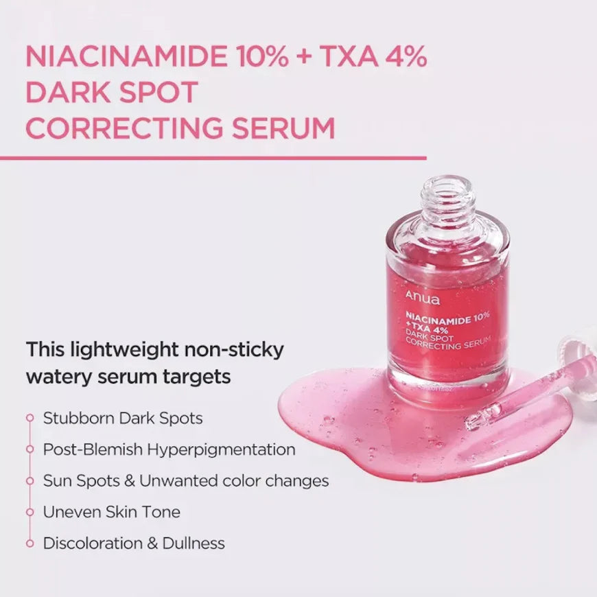 ANUA Niacinamide 10% + TXA 4% Dark Spot Correcting Serum 30mL