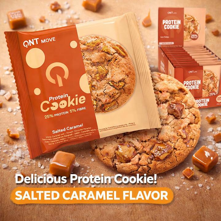 QNT Protein Cookie Salted Caramel 12 x 60g