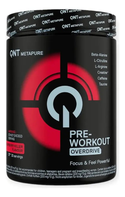 QNT Pre-Workout Metapure Overdrive 390 Grs (Sabores)