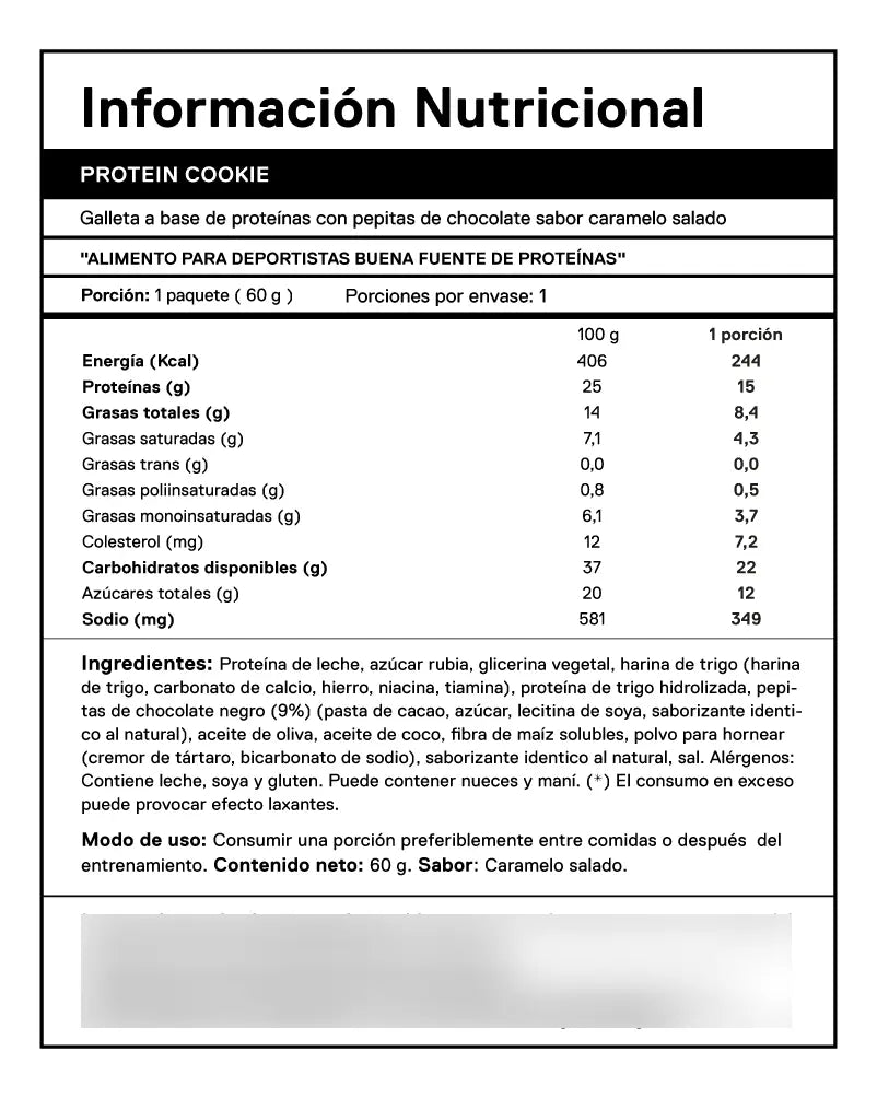 QNT Protein Cookie Salted Caramel 12 x 60g