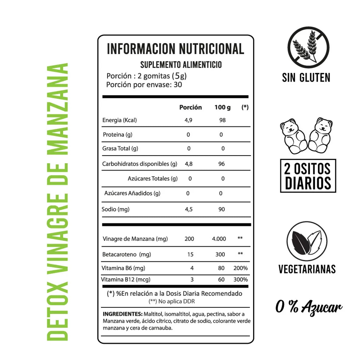 Perfect Bear Vinagre de manzana
